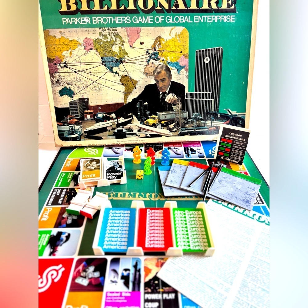 Parker Brothers Billionaire 1970s Collectible Set